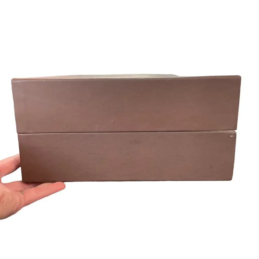 Louis Vuitton Gift Box Authentic Large Empty Storage Brown Imperfect READ